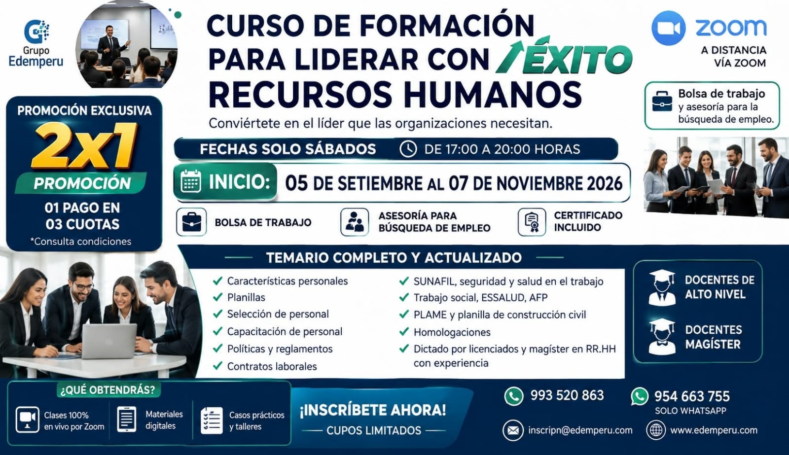 Formacion de Liderez de Recursos Humanos
